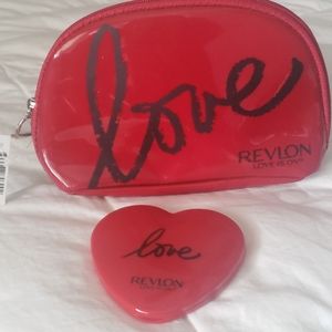 Revlon "Love is on" Make up Bag with Mirror